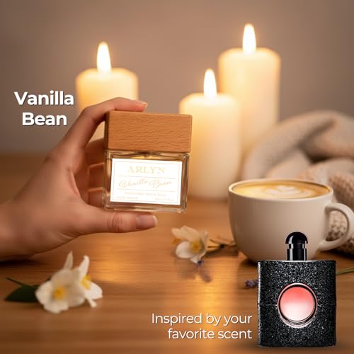 ARLYN Vanilla Bean Eau De Parfum Inspired by Bla.ck Op.iu.m, Long-Lasting Perfume for Women, Vegan Paraben-Free Clean Ingredients, Luxury Sweet Scent-Coffee Vanilla Jasmine Orange 50ml / 1.7 oz
