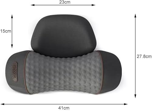 Miniatura 8 de Almohada cervical con almohada de masaje térmico para aliviar el dolor de cuello y hombros, modos ergonómicos de múltiples vibraciones, almohada de