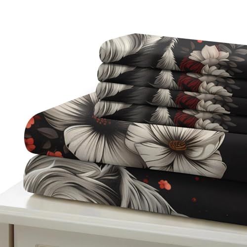 Parure de lit 3D effet haut de gamme en microfibre ultra douce King