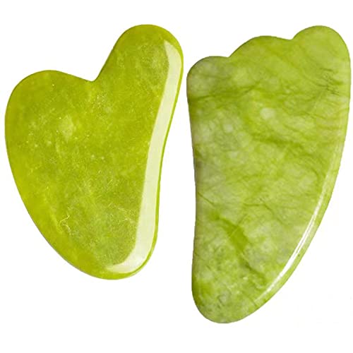 Gua Sha stein Gesichtsroller Massageger Face Massagegerät Echt Stein Cover