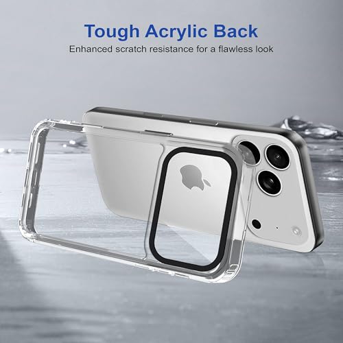 Image of Zapcase Back Case Cover for iPhone 17 Pro | Compatible for iPhone 17 Pro Back Cover | Case Cover with Camera Protection | (TPU + PC | Transparent)