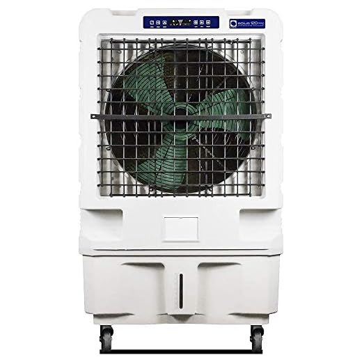 M Confort Eolus 120 - Pro Climatizador Evaporativo Portátil, 450 W, 150 m², 3 Velocidades, Máximo Caudal 12000M³/H, Ventilador Axial, 135 x 83 x 57 cm