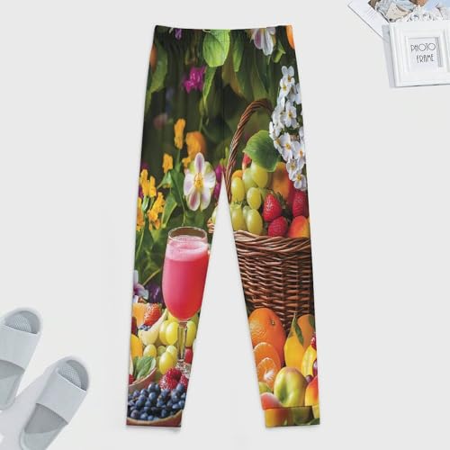 Flowers Fruits Men's Pajamas Pants Lightweight Sleep Lounge Pant Pjs Bottoms Casual Sleepwear4
