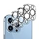 IOPYKKOA 3 Stück Kamera Schutzglas Kompatibel mit iPhone 13 Pro/iPhone 13 Pro Max Kameraschutz [10S Schnelle Installieren] Kratzfest, 9H Härte, HD-Klar, Vollständiger Kameraschutz