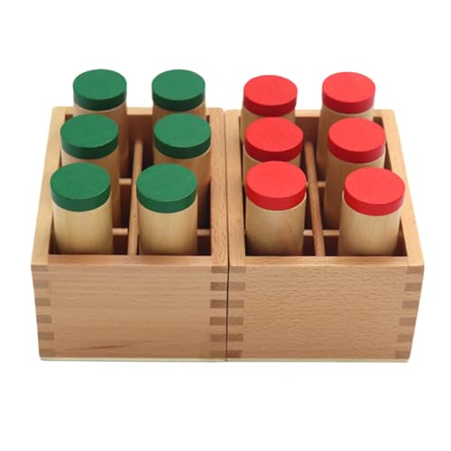 Bouteilles sonores en bois pour s'amuser en maternelle et à la maison