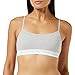 Calvin Klein Unlined Bralette Coussins & Coques, Grey Heather, (Taille Fabricant: Small) Femme