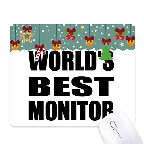 Tapis de bureau en caoutchouc anti glisse pour grand moniteur