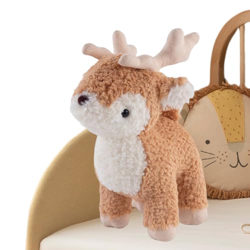 Comfort nella noia: il peluche a forma di cervo è progettato per offrire un senso di vicinanza e calore, fungendo da partner coinvolgente che porta felicità e attenua la monotonia durante le giornate lunghe o senza entusiasmo.