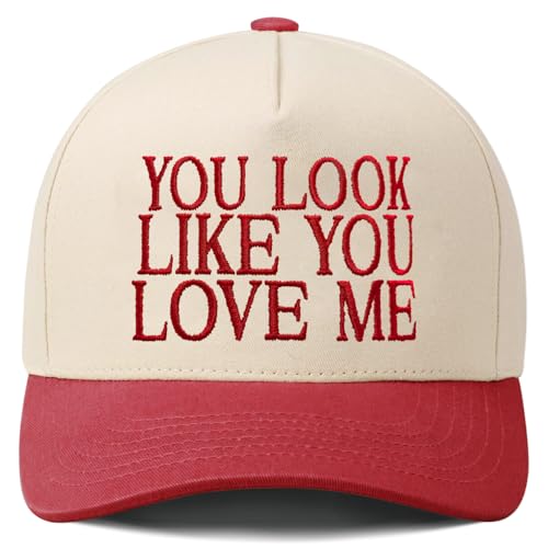 You Look Like You Love Me Funny Trucker Hats Women Vintage Adjustable Baseball Cap Embroidery Fashion Trucker Hat