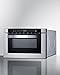 Summit 24” Built In Microwave, 1.2 cu.ft. Drawer Microwave, ADA Compliant, Black & Stainless Steel - MDR245SS (24 Inch)