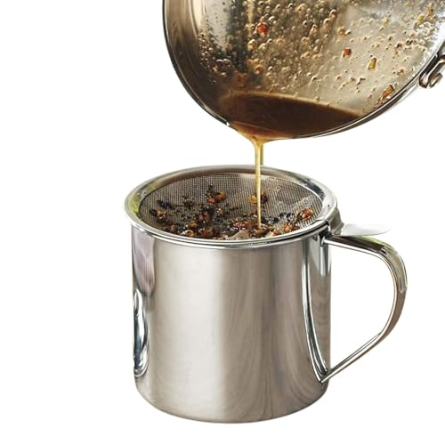 Kitchen Stainless Steel Oil Storage Oil Keeper Fryer's Friend