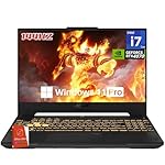 ASUS TUF F15 Gaming Laptop, Office 2024 Lifetime, NVIDIA RTX 4070, Intel 13th Core i7-13620H(Beat i9-12900), 15.6" 144Hz FHD IPS, 32 GB DDR5, 1 TB SSD, Wi-Fi 6, Win 11 Pro, Gaming Mouse & 32GB UFD