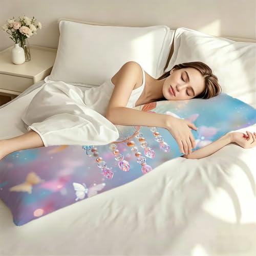 Housse de coussin rectangulaire velours cadeau papillon