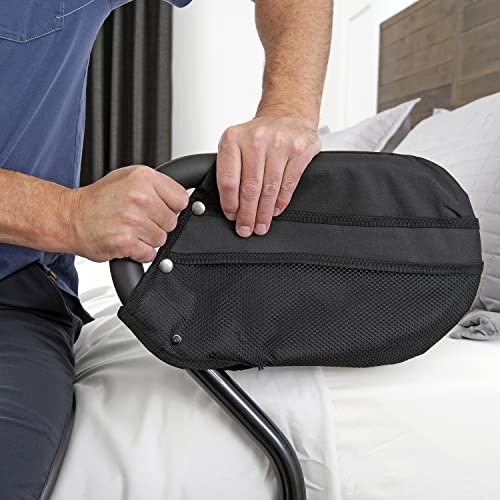 Stander Bedcane, Adult Bed Rail And Support Handle, Height Adjustable Elderly Stand Assist With Organizer Pouch #TOP2