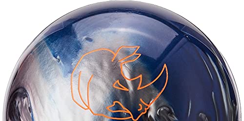Brunswick Rhino Bowling Ball, Black/Blue/Silver, 14 Lb #TOP1