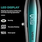 VGR 992 Professional Hair Trimmer for Men Versatile Cordless Zero Gapped Line Up Clipper for Beard Hair T Blade Detailer Outliner Barber Trimmer Metal Body 9000 RPM Rechargeable 240-Minute Run Time - Image 5