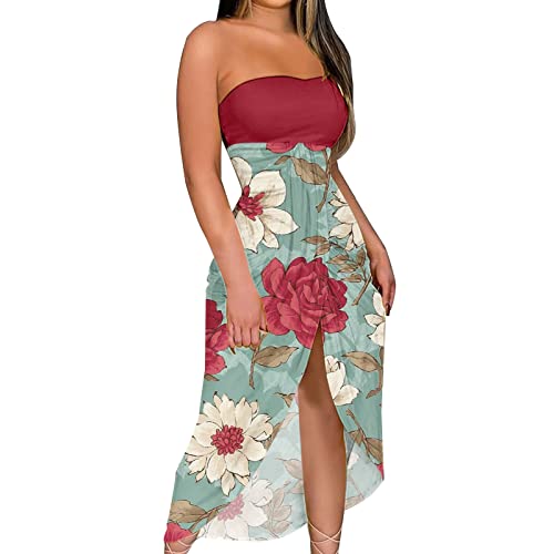 Robe coton à manches courtes imprimée et décontractée pour femme
