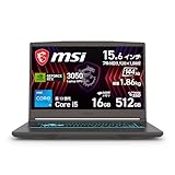 MSI ゲーミングノートPC Thin 15 B13U GeForce RTX 3050 Core i5-13420H 15.6インチ メモリ 16GB SSD 512GB リフレッシュレート144Hz Windows11 Thin-15-B13UC-6113JP