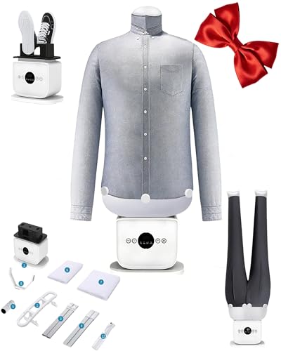 Automatic Ironing Machine – Automatic Garment Ironing Machine, 5 Minutes Quick Ironed Dry, Hands-Free Smart Ironing, Custom Heat & Timer Settings, For All Size of Shirts, Pants & Shoes