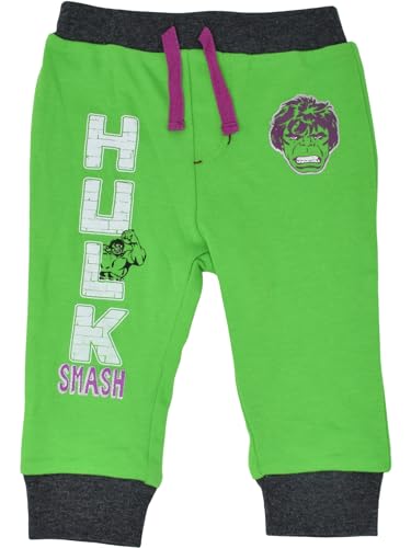 Marvel Avengers Hulk Black Panther Captain America Baby 4 Pack Jogger Pants Newborn to Big Kid2