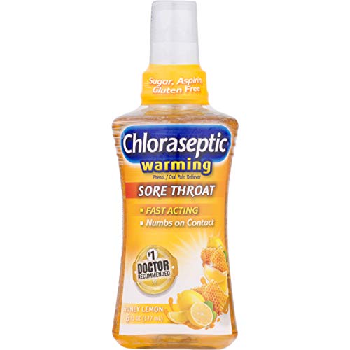 Chloraseptic Sore Throat Spray | Warming Honey Lemon | 6 Fl Oz