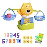 Éclairage mathématique : stimulant l'intérêt des pour l'apprentissage, ce jeu mathématique Bear Balance aide les à comprendre les concepts de poids et d' dans des opérations intuitives, avec de jolies formes de caneton et des formes numériques, rendant l'apprentissage mathématique vivant et intéressant.