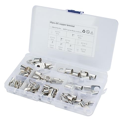 Cosses à souder en cuivre MAGICLULU 65 pièces pour éviter les pannes de batterie