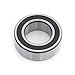 XIKE 1 Pcs 3210-2RS/5210-2RS Sealed Angular Contact Ball Bearing 50x90x30.2mm Double Row, Fits DIY/CNC/Motor/Auto A/C, Water Pump/Industry/Agriculture/Engineering/Textile/Garden Machinery.