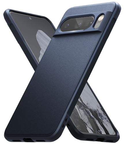 Image of Ringke Onyx for Google Pixel 8 Pro Case [Feels Good in The Hand] Oil & Dirt Resistant, Enhanced Camera Lens Protection, Comfortable Grip, Non-Slip, Lightweight Cover - Navy