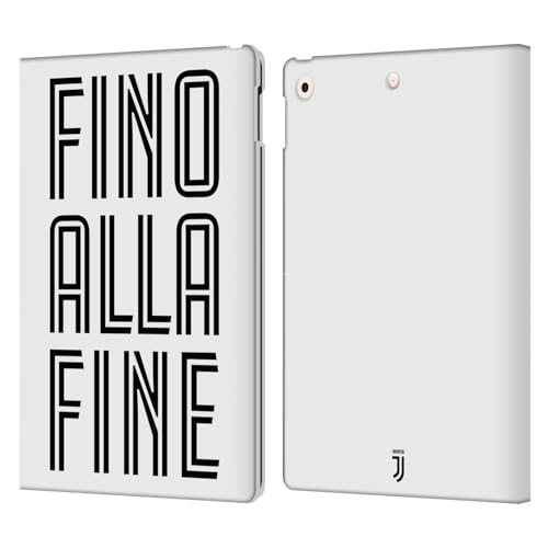 Coque cuir iPad 10.2 Juventus finition haut de gamme style portefeuille blanc chic