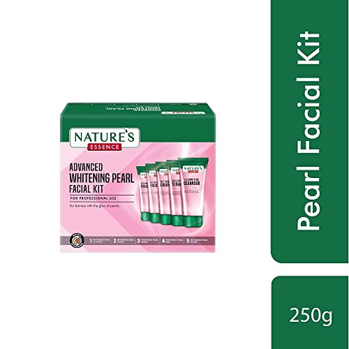 NATURES ESSENCE Advanced Whitening Pearl Facial Kit, 250gm+50ml