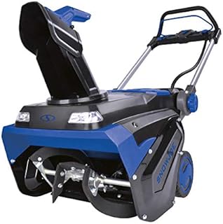 Snow Joe ION100V-21SB-CT 21-Inch 100-Volt Max 5Ah Brushless Lithium-iON Cordless Snow Blower, Blue/Black