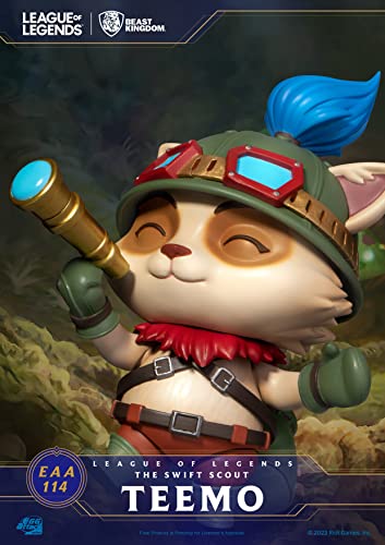 Beast Kingdom League Of Legends: Swift Scout Teemo Eaa-114 Egg Attack Action Figure #TOP5