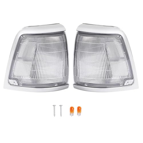 HECASA Pair Corner Lights Compatible with 1992-1995 Toyota Pick-Up Truck Replacement for 8161035090 8162035100 Corner Lamps Assembly Clear Lens Drive & Passenger Side by HECASA - Image 3