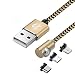 Produktbild Ugi® 3 in 1 Micro-USB-Kabel Android-Ladegerät Kabel iPhone Lightning Calbe Typ-C-Ladegerät Kabel mit LED-Licht für Samsung iPhone Tablet Google Pixel und mehr