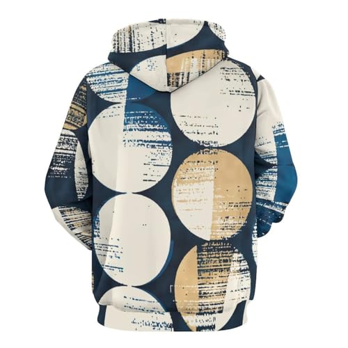 Sweats à capuche UMENG pull confortable style rétro décontracté pour adulte - 3