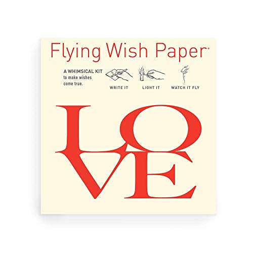 FLYING WISH PAPER - Love Letters Mini Wishing Kit Licensed Original Artwork 5 x 5