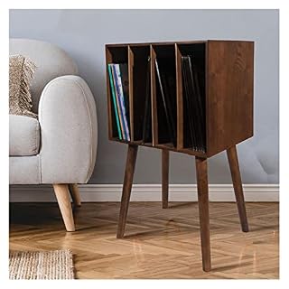 SHIJIE1701AA Rangement Disques Vinyles Support de Stockage en Disque en Vinyle CD Rack de Vinyle en Bois d’affichage d… - Les Beatles, Paul McCartney, John Lennon, RIngo Starr, George Harrison