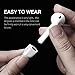 GadgetBite AirPod Strap - Anti-Lost Magnetic Silicone Cable for AirPods 1, 2 & Pro - White