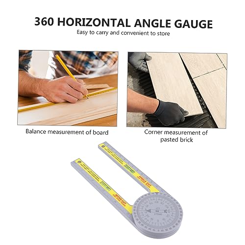 Regla de ángulo para carpinteros de plástico miniatura 7