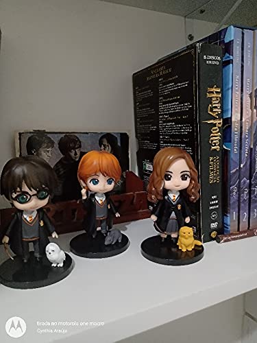 Action Figure Kit 3 Peças Harry Potter Com Mascotes Lindos Com Fotos Reais