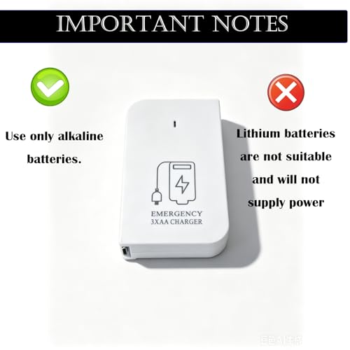 Cargador de emergencia para teléfono con baterías AA USB miniatura 5