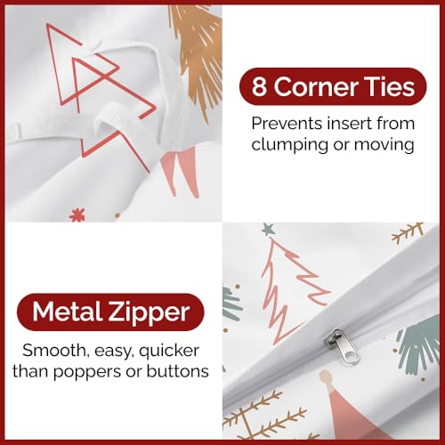 Image of Christmas Duvet Cover Cal King Size - 104 x 98, Christmas Tree 2