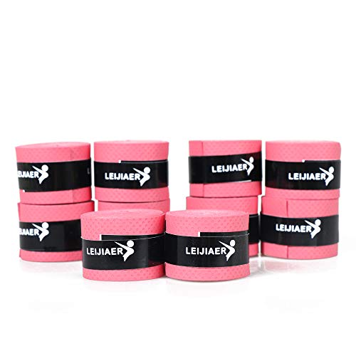Andoer 10 pçs/lote Raquete de tênis PU Overgrip Anti-derrapante Suor Absorvido Soft Wrap Torneiras R