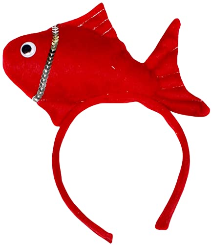 Petitebella Cutie Animal Ear Headband (Fish[red], One Size)