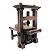 Treasure Gurus 1:48 Scale Metal Printing Press Die Cast Diorama Accessory Desk Pencil Sharpener