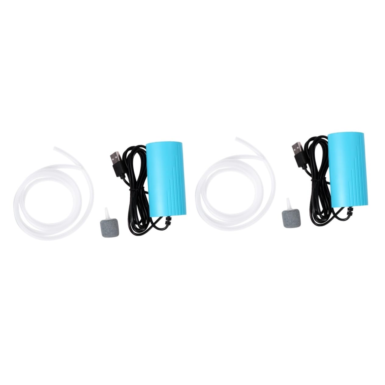 Mipcase 2piezas Mini Bomba De Aire USB para Acuario Silenciosa y Aumenta Peceras para Uso Casa y Oficina