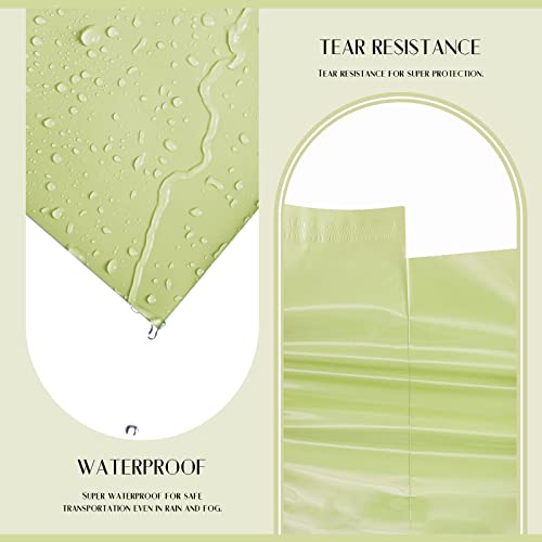 Image of Metronic Large Poly Mailers 24x24 100 Pcs Shipping Bags for Clothes | Self Seal XL Shipping Envelopes for Clothing, Tear-resistant Mailers Poly Bags for Small Business Packaging in Avocado Green