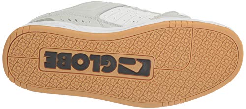 Image of Globe Men's Fusion Skate Shoe, Light Grey /White /Dusk, 11 Medium US