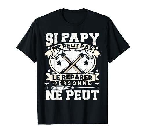 Mens Grandfather Handmade Gift Humour Papou T-Shirt